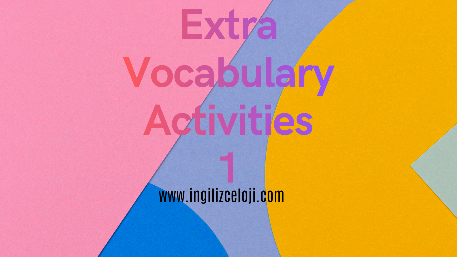 Unit 1 Lesson 2 Greetings Selamlama Kelime Altrmalar