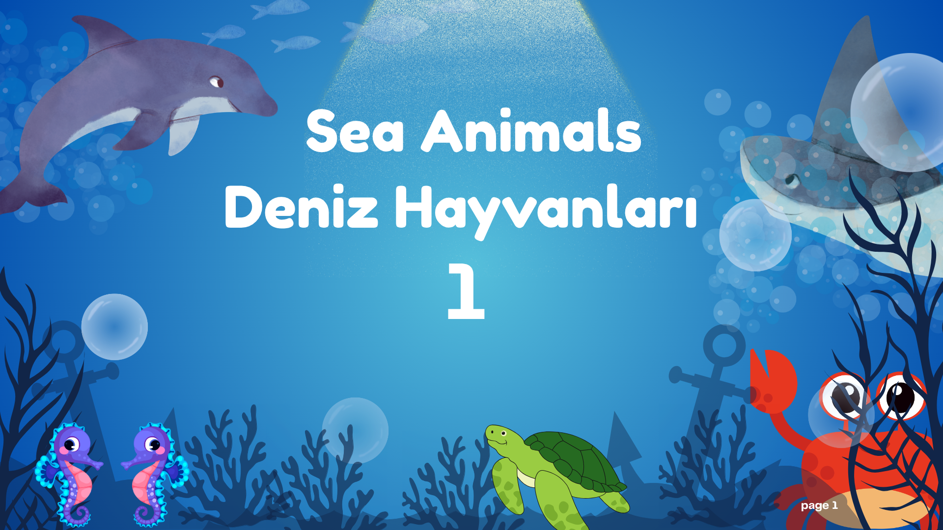 Denizde Ya�ayan Hayvanlar (Sea Animals)