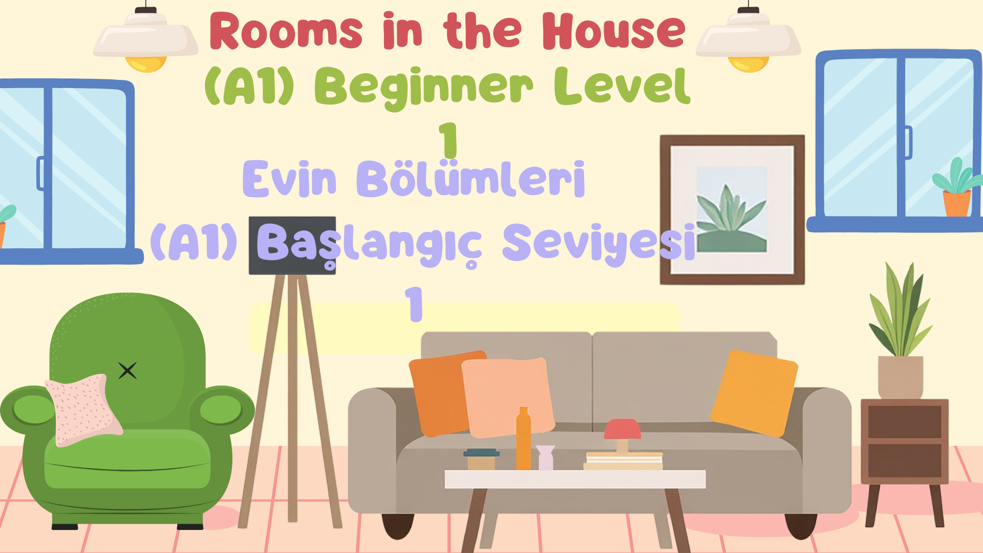 Evin B�l�mleri A-1 Ba�lang�� Seviyesi 1
